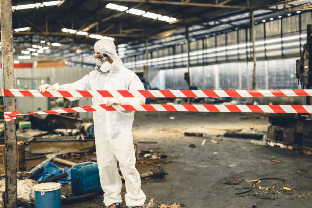 Professional Odor Removal technician working in Lancaster, TX
